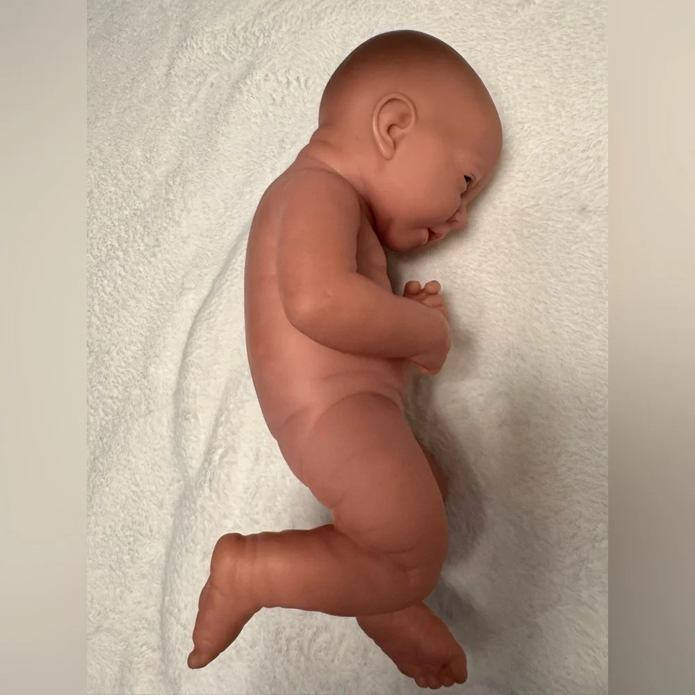 Berenguer Vinyl Newborn Doll Baby Girl Realistic Lifelike Blue Eyes 22-07 14